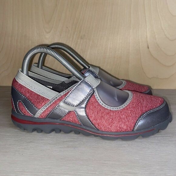 Propet Onalee Red / Grey WAA003J Women's 6.5 (2E) - Picture 3 of 10